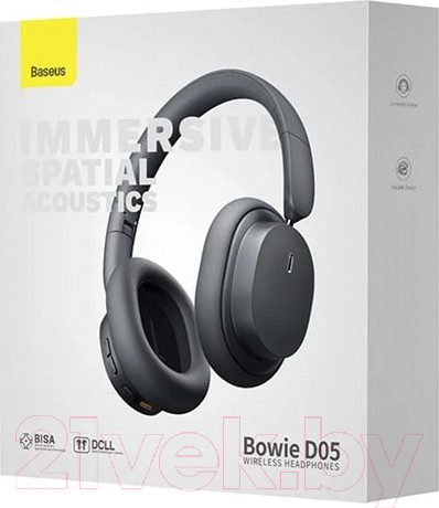 Изображение товара Беспроводные наушники Baseus Bowie D05 (серый)