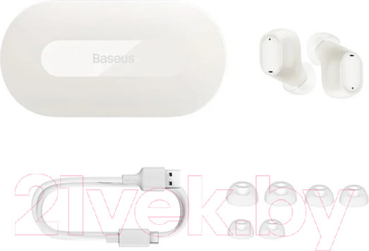 Изображение товара Беспроводные наушники Baseus Bowie EZ1O / 681201419B (белый)
