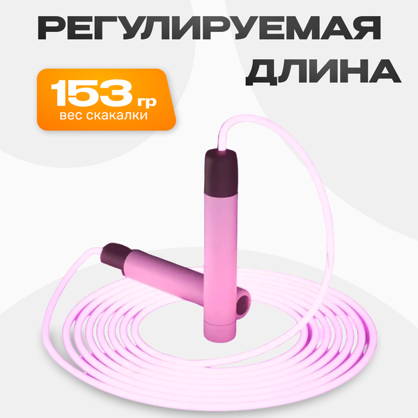 Изображение товара Скакалка Sundays Fitness C0008694A (розовый)