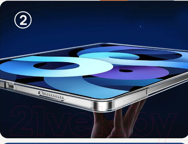 Изображение товара Чехол для планшета Baseus Simple Series For iPad Pro 11 / Air / Air Slim / 660205196A (прозрачный)