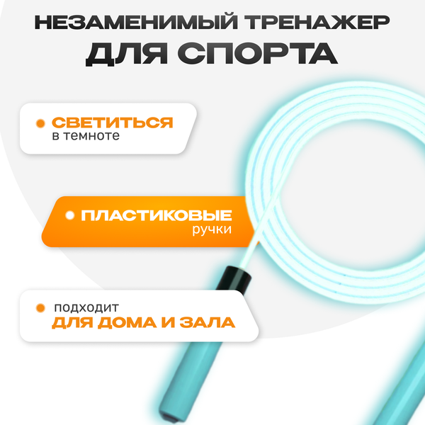 Изображение товара Скакалка Sundays Fitness C0008694B (голубой)