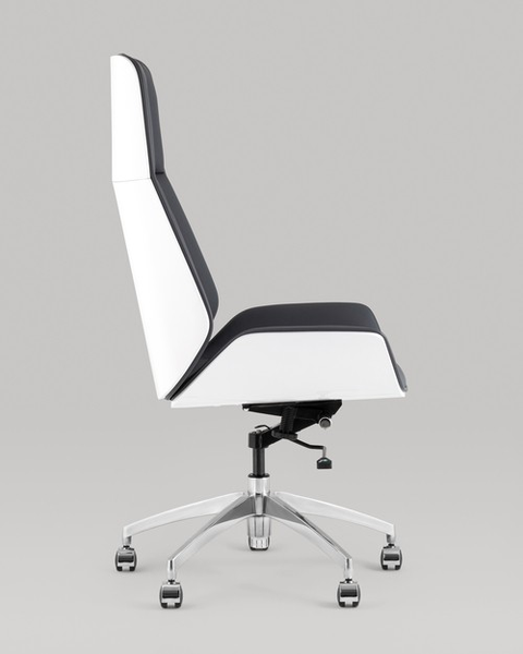 Изображение товара Кресло офисное TopChairs Crown SN A312 8386-16 White Back (серый/голубой)