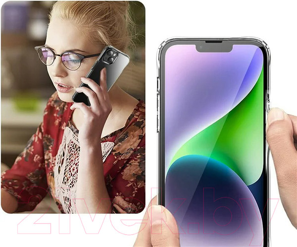 Изображение товара Чехол-накладка G-Case Для iPhone 15 / 660155004A (прозрачный)