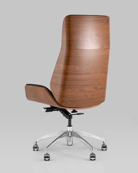 Изображение товара Кресло офисное TopChairs Crown SN A312 8383-29 Walnut Back (черный)