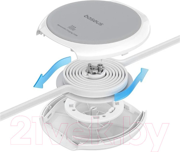 Изображение товара Кабель Baseus Free2Draw 100W Type-C to Type-C Retractable / 662802804B (1м, белый)