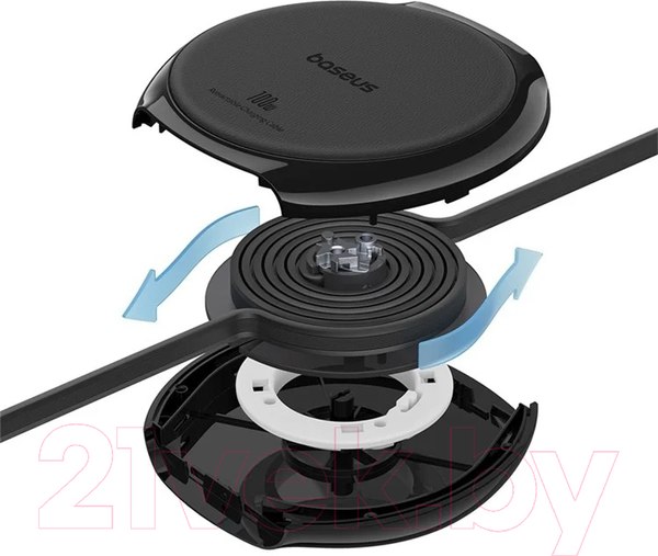 Изображение товара Кабель Baseus Free2Draw 100W Type-C to Type-C Retractable / 662802804A (1м, черный)