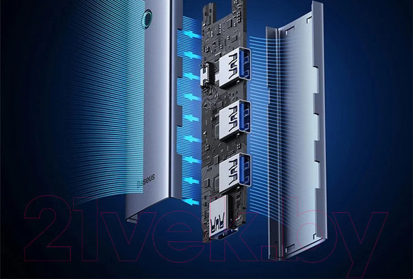 Изображение товара USB-хаб Baseus UltraJoy Series BS-OH108 / 619900711A