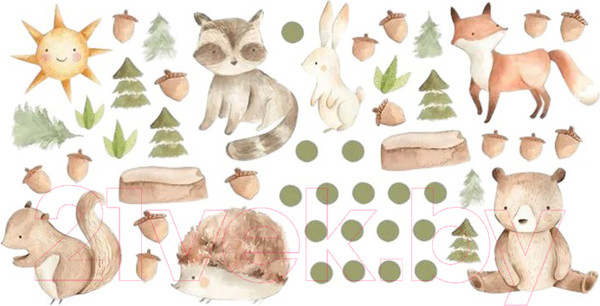 Изображение товара Наклейка на стену Sundays Home 640800077A