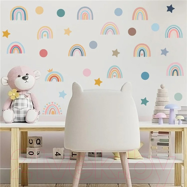Изображение товара Наклейка на стену Sundays Home 640800086A (76шт)
