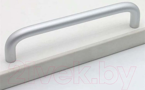 Изображение товара Ручка для мебели Mio Tesoro 303-128 / 649900754B (матовый/серебристый)