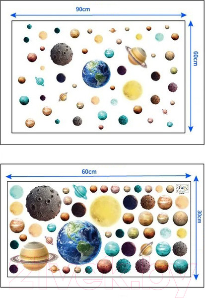 Изображение товара Наклейка на стену Sundays Home N1138 640800095A