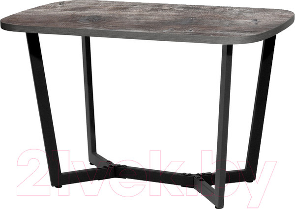 Изображение товара Обеденный стол Millwood Мюнхен Л 120x70x75 (сосна пасадена/металл черный)