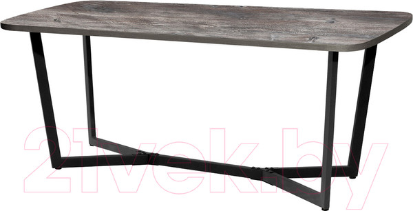 Изображение товара Обеденный стол Millwood Лофт Мюнхен Л 180x90x75 (сосна пасадена/металл черный)