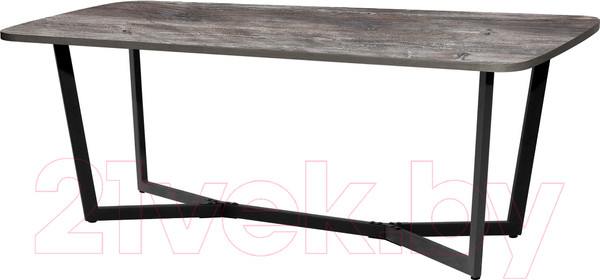 Изображение товара Обеденный стол Millwood Лофт Мюнхен Л 200x100x75 (сосна пасадена/металл черный)