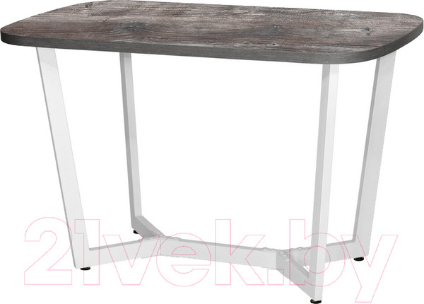 Изображение товара Обеденный стол Millwood Лофт Мюнхен Л 120x70x75 (сосна пасадена/металл белый)