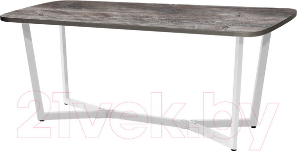 Изображение товара Обеденный стол Millwood Лофт Мюнхен Л 180x90x75 (сосна пасадена/металл белый)