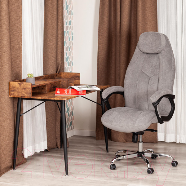 Изображение товара Кресло офисное Tetchair Boss Lux флок (серый)