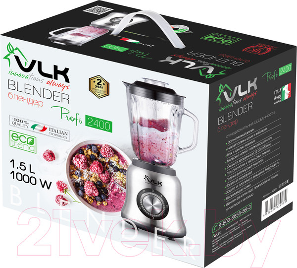 Изображение товара Блендер стационарный VLK Profi 2400 (стальной)