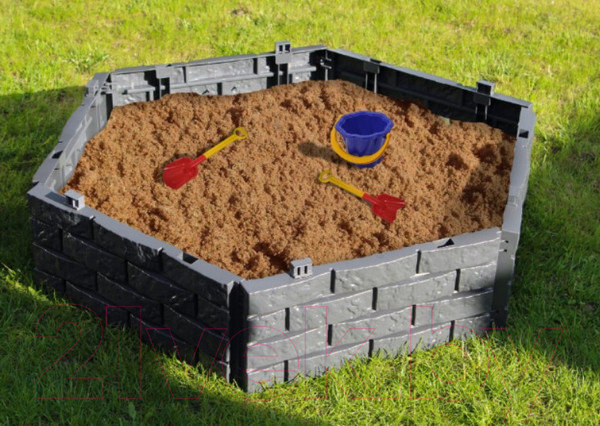 Изображение товара Изгородь декоративная Gardenplast 00104 (графит)