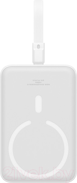 Изображение товара Портативное зарядное устройство Baseus Magnetic Mini 10000mAh / 663200555C (белый)