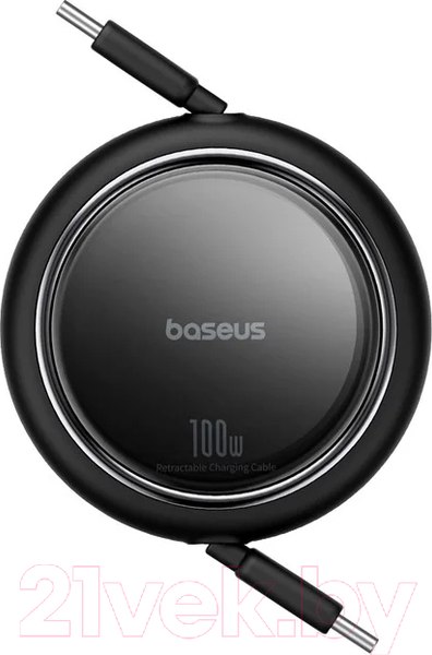 Изображение товара Кабель Baseus Free2Draw Mini Retractable Type-C to Type-C / 662802628A (1м, черный)
