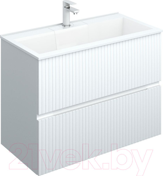 Изображение товара Тумба под умывальник Aquanet Джейн 90 / 313287 (белый матовый)