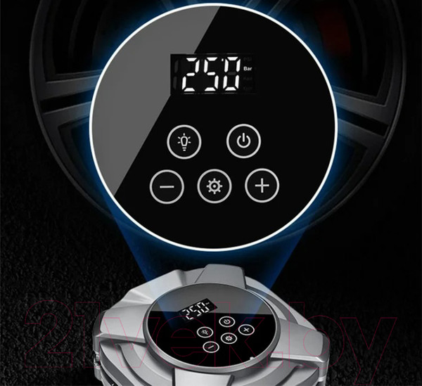 Изображение товара Автомобильный компрессор Soft Drive 671700075A (серебристый)
