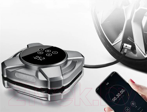 Изображение товара Автомобильный компрессор Soft Drive 671700075A (серебристый)