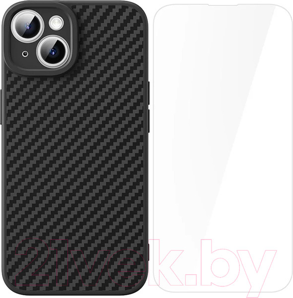 Изображение товара Чехол-накладка Baseus Synthetic Fiber Series для iPhone 15 / 660157941A