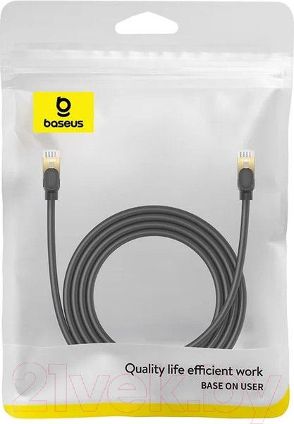 Изображение товара Кабель Baseus PCWL-A108 / 610700141A (2м, черный)