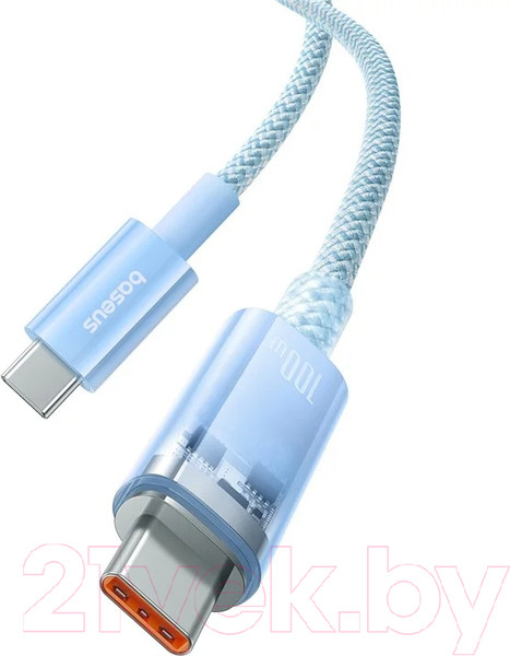 Изображение товара Кабель Baseus Explorer для iPhone 15 / 662802554A (1м, синий)