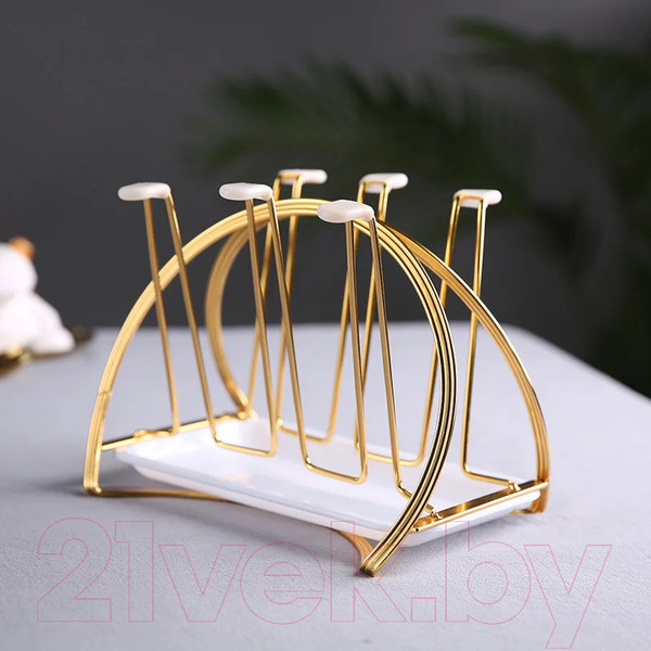 Изображение товара Держатель для кружек Sundays Home C0005100C (6шт, золото)