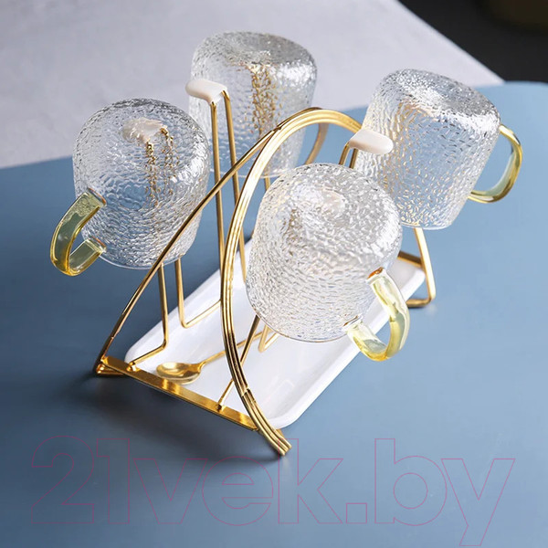 Изображение товара Держатель для кружек Sundays Home C0005100C (6шт, золото)