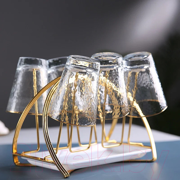 Изображение товара Держатель для кружек Sundays Home C0005100C (6шт, золото)