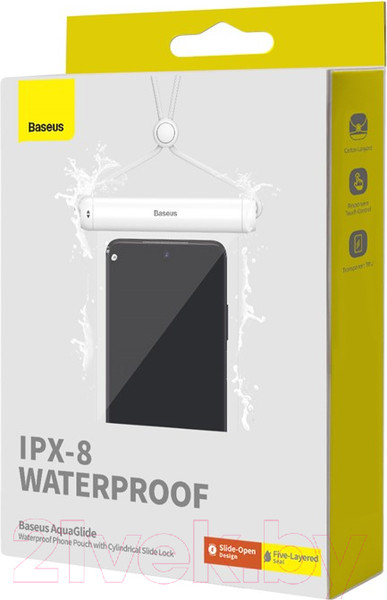 Изображение товара Гермочехол Baseus AquaGlide / 661800240C (белый)