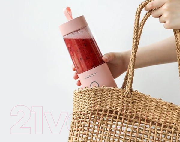 Изображение товара Блендер для смузи Sundays Home 644200016A (розовый)