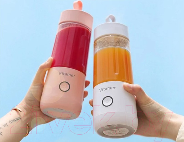 Изображение товара Блендер для смузи Sundays Home 644200016A (розовый)