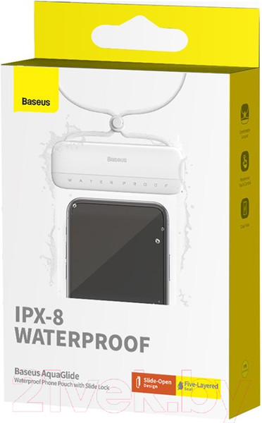 Изображение товара Гермочехол Baseus AquaGlide / 661800239B (белый)