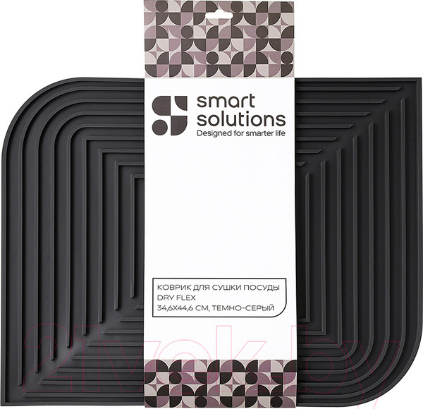 Изображение товара Коврик для сушки посуды Smart Solutions Dry Flex SS000089 (темно-серый)
