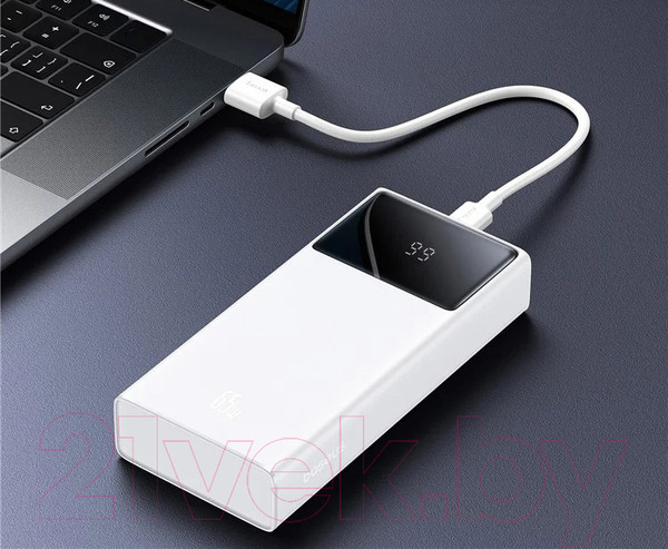 Изображение товара Портативное зарядное устройство Baseus Star-Lord 20000mAh  / 663200475B (белый)
