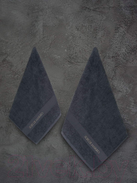 Изображение товара Полотенце Sofi de Marko Tristan 50х90 / Пол-ТР-50х90ан (антрацитовый)