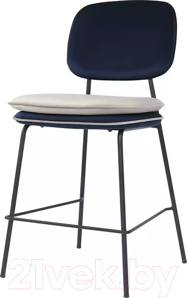Изображение товара Стул барный Bergenson Bjorn Pea / BB0000696 (темно-синий/бежевый)