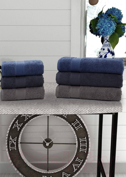 Изображение товара Полотенце Sofi de Marko Velnes 50х90 / S.148син (синий)