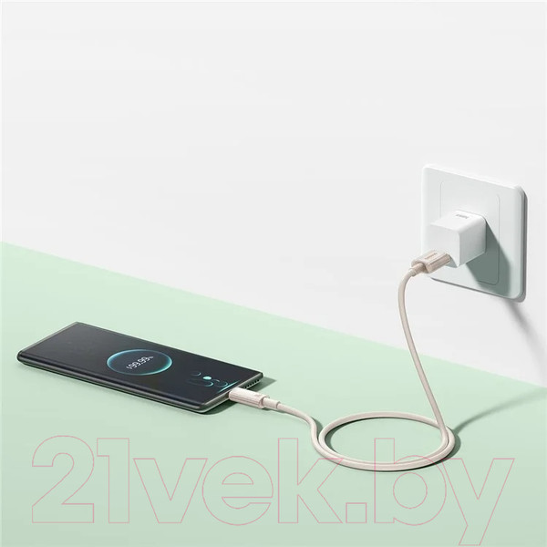 Изображение товара Кабель Baseus Habitat Series USB to Type-C / 662802622A (2м, розовый)