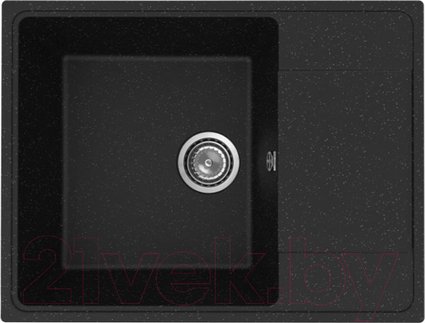 Изображение товара Мойка кухонная Practik PR-M 650-004 (черный оникс)