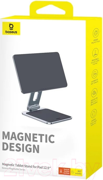 Изображение товара Подставка для планшета Baseus MagStable для iPad Pro / iPad Air / 663400470A (темно-серый)