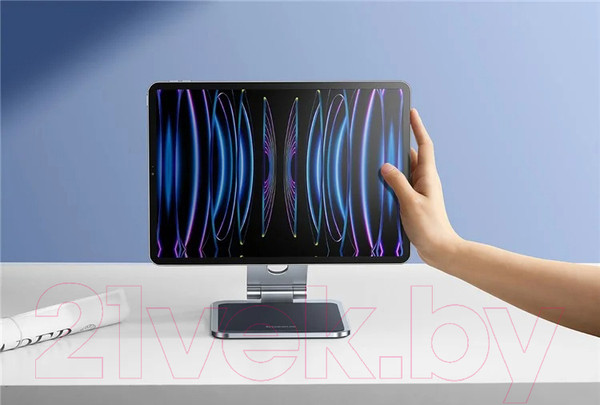 Изображение товара Подставка для планшета Baseus MagStable для iPad Pro / iPad Air / 663400470A (темно-серый)