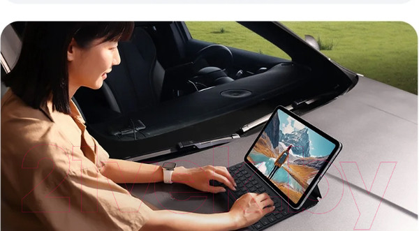 Изображение товара Чехол с клавиатурой для планшета Baseus Brilliance Для iPad mini 2021 / 661500766A (черный)