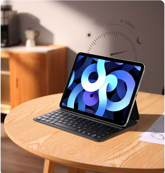 Изображение товара Чехол с клавиатурой для планшета Baseus Brilliance Для iPad mini 2021 / 661500766A (черный)