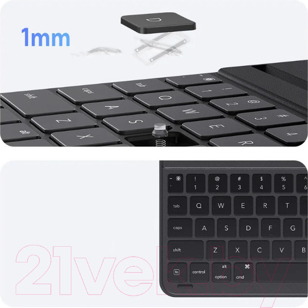 Изображение товара Чехол с клавиатурой для планшета Baseus Brilliance Для iPad mini 2021 / 661500766A (черный)